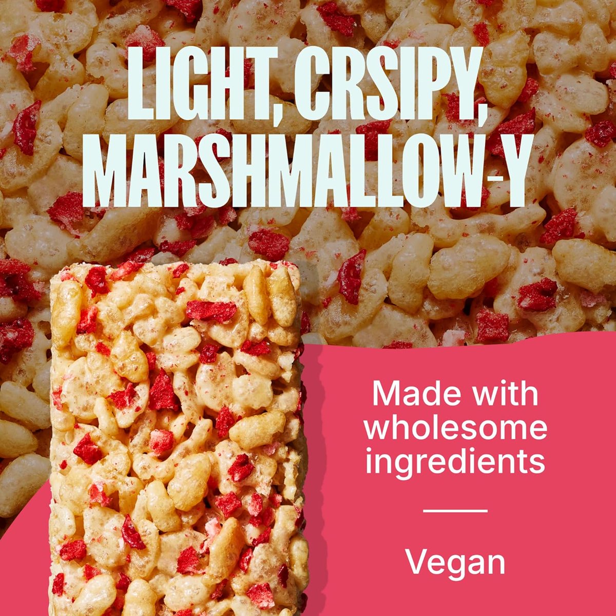 미국직구 133g 18팩 / (Pack Of 18) Madegood Rice Crispy Squares Strawberry 133g 2