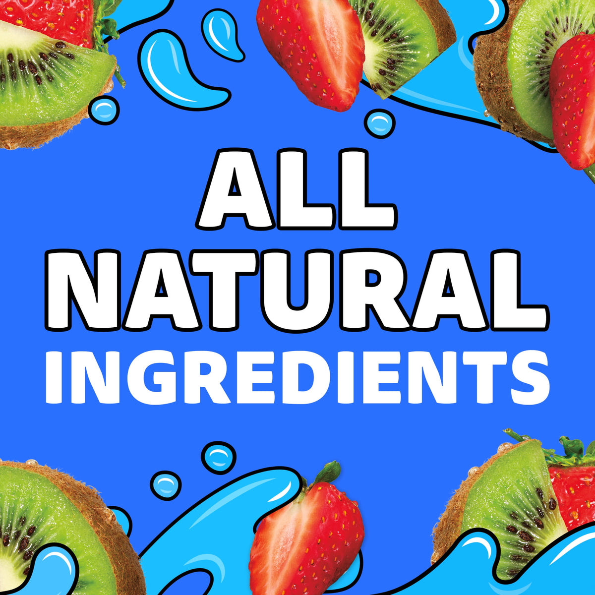 미국직구 카프리썬 Flavored with Other Natural Flavor Juice Drink Blend, 10 Pouches, for School Lunches and On-the-Go Hydration, Strawberry Kiwi, All Natural I