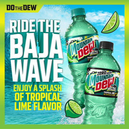 미국직구 마운틴듀 Baja Blast Soda, 16.9 Fl. Oz., 12 Count