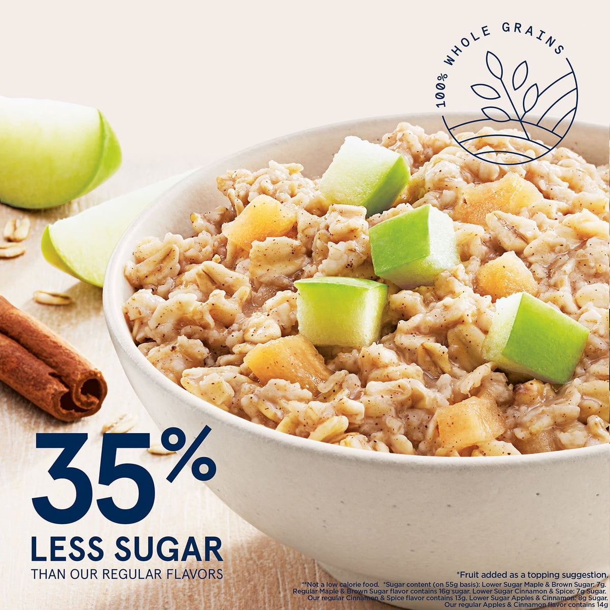 미국직구 Quaker Lower Sugar 33g / Quaker Lower Sugar Instant Oatmeal, Variety Pack, 33g, 52 pk 5