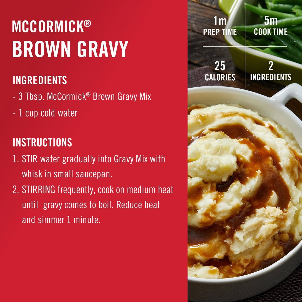 미국직구 McCormick Brown Gravy 595g / McCormick Brown Gravy Mix, 595g 5