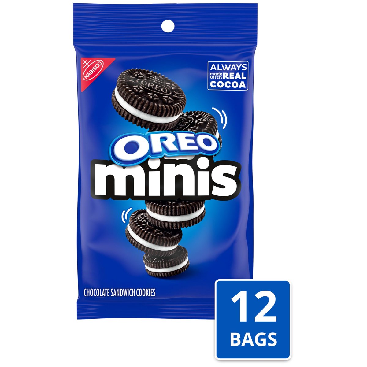 미국직구 3 Pack Oreo 초콜릿 85g 3팩 / 3 Pack | Oreo Minis Chocolate Sandwich Cookies, 12 - 85g Bag 3