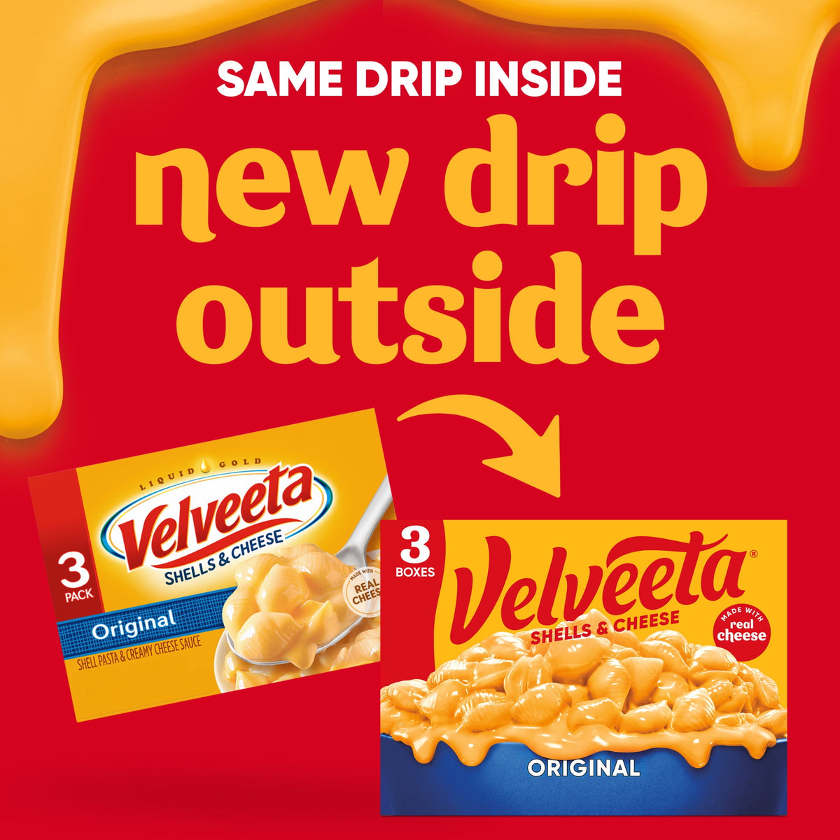 미국직구 벨비타 Shells and Cheese Mac and Cheese, 3 Boxes, for Easy Dinner or Dinner Sides, Original Flavor, Made with Real Cheese, 12 oz