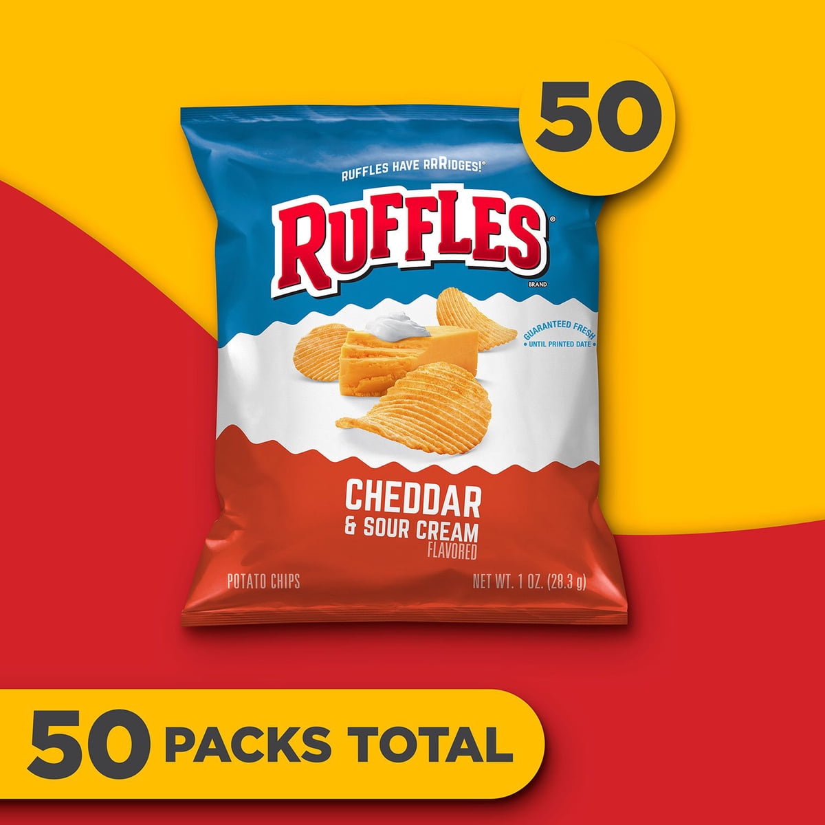 미국직구 Ruffles Cheddar & 30ml / Ruffles Cheddar & Sour Cream Potato Chips, 30ml, 50 pk. 3