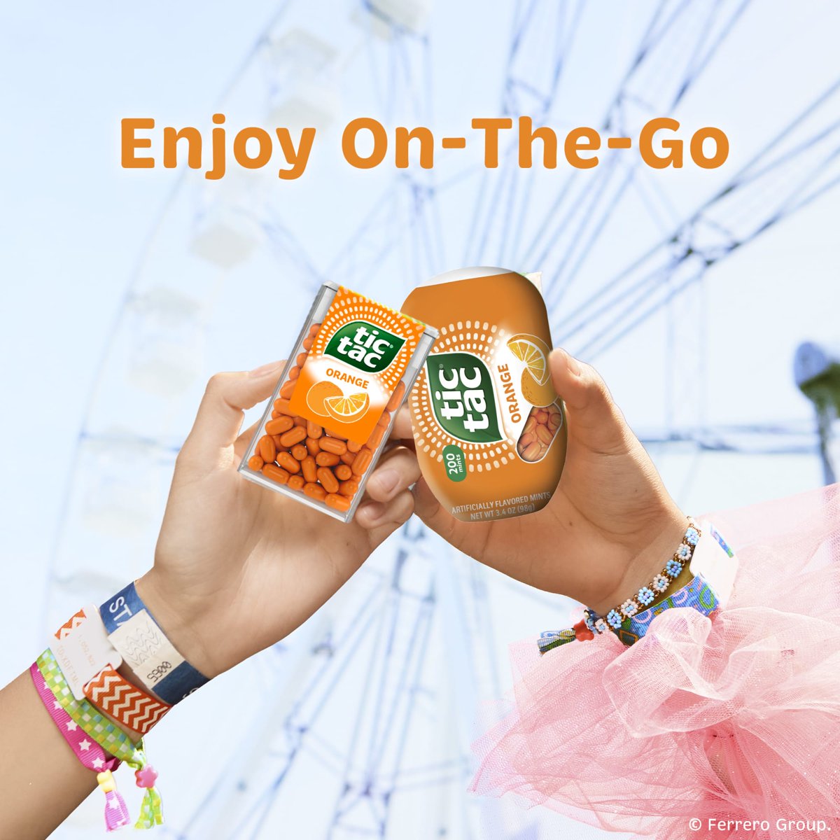 미국직구 Tic Tac Orange 96g 2팩 / Tic Tac Orange, On-the-Go Pocket-Sized Mints, 200 pieces, 96g 4