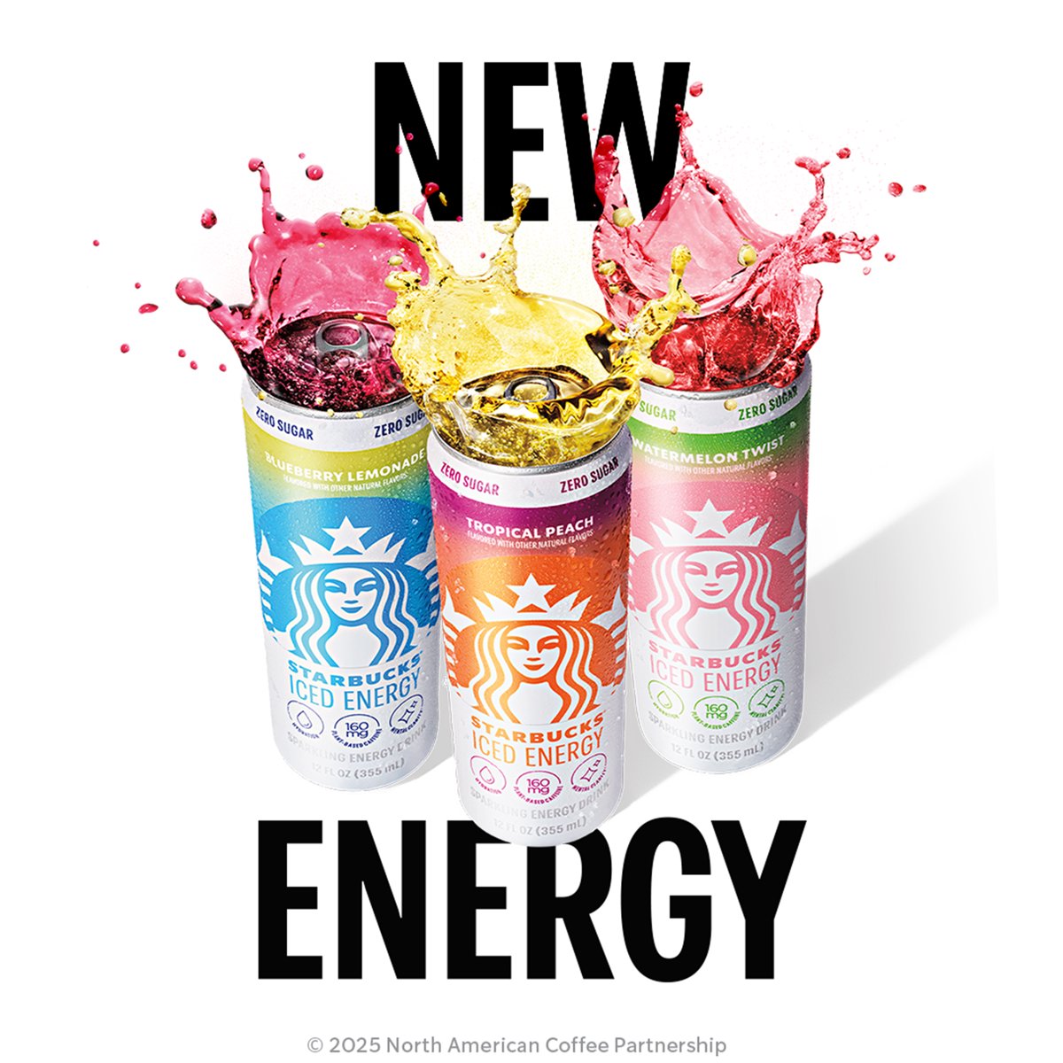미국직구 Starbucks Iced Energy 355ml 2팩 / Starbucks Iced Energy Tropical Peach 355ml Can, 2 Pa 4