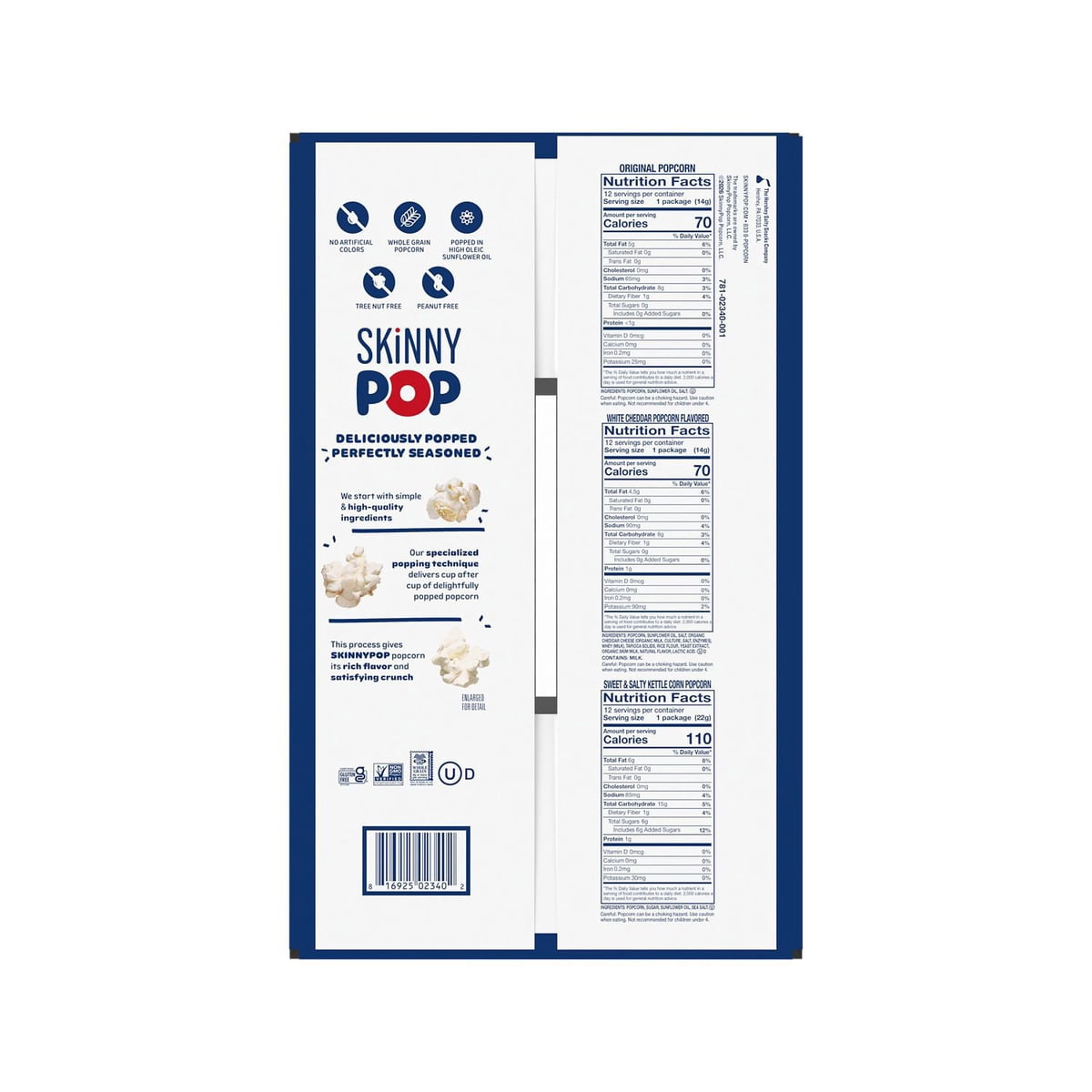 미국직구 SkinnyPop Popcorn 14g / SkinnyPop Popcorn Variety Snack Pack, 14g, 36 pk. 4