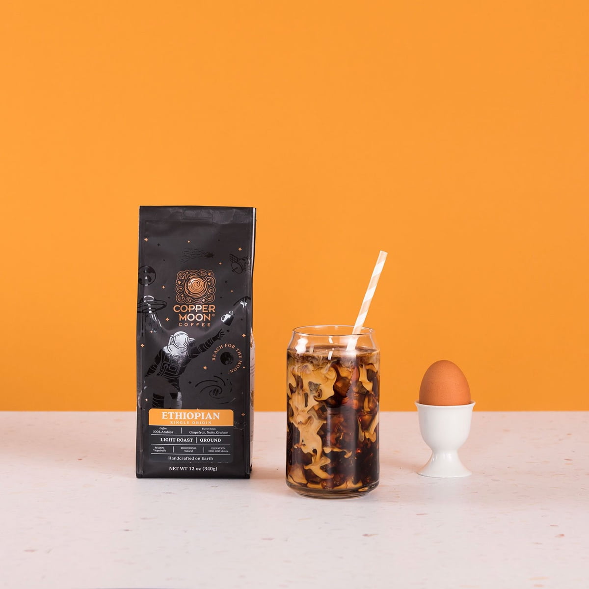 미국직구 Copper Moon 커피 907g / Copper Moon Coffee Light Roast Whole Bean Coffee, Ethiopian Ble 7