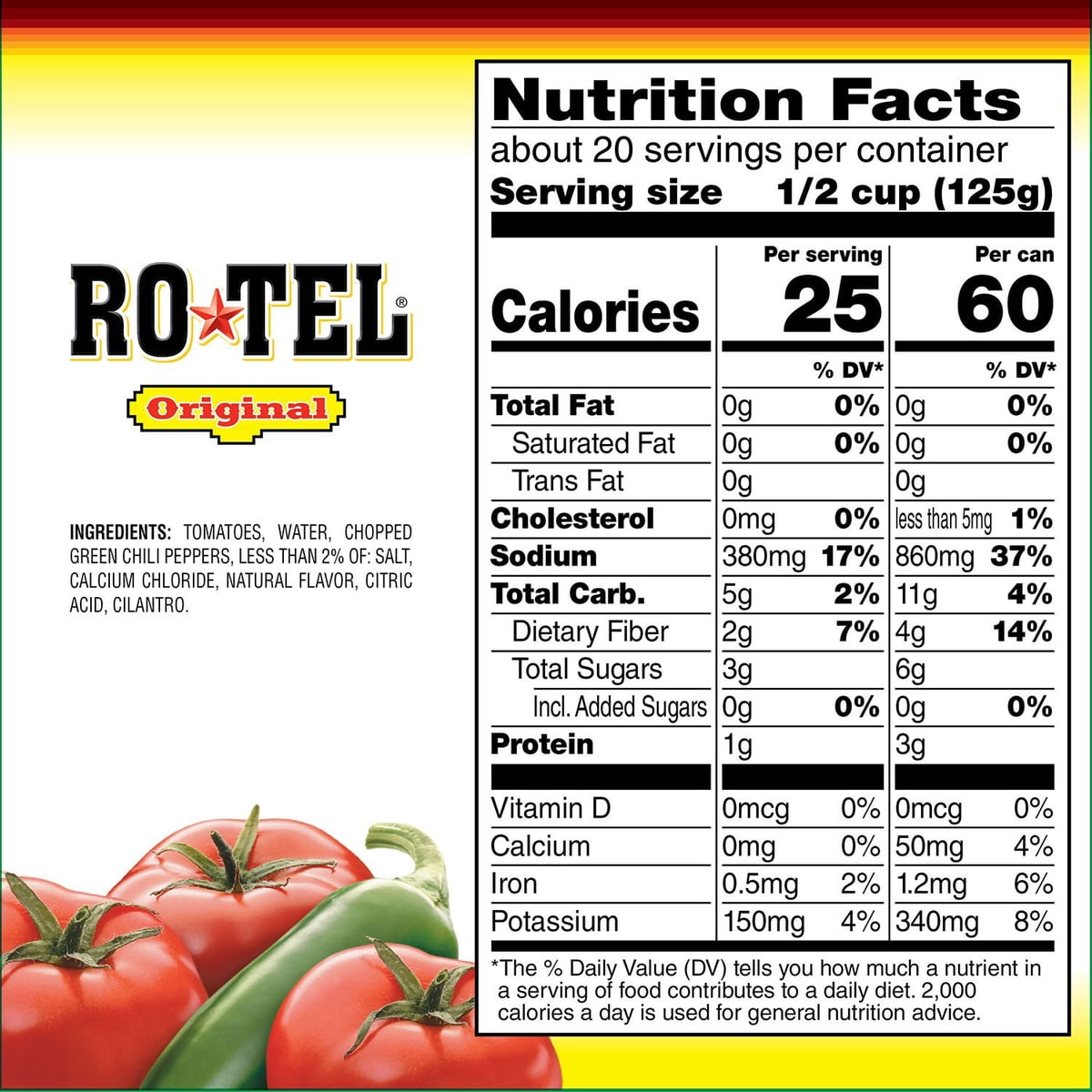 미국직구 Ro-Tel Diced Tomatoes 283g 8팩 / Ro-Tel Diced Tomatoes & Green Chilies 283g, 8 ct. 4
