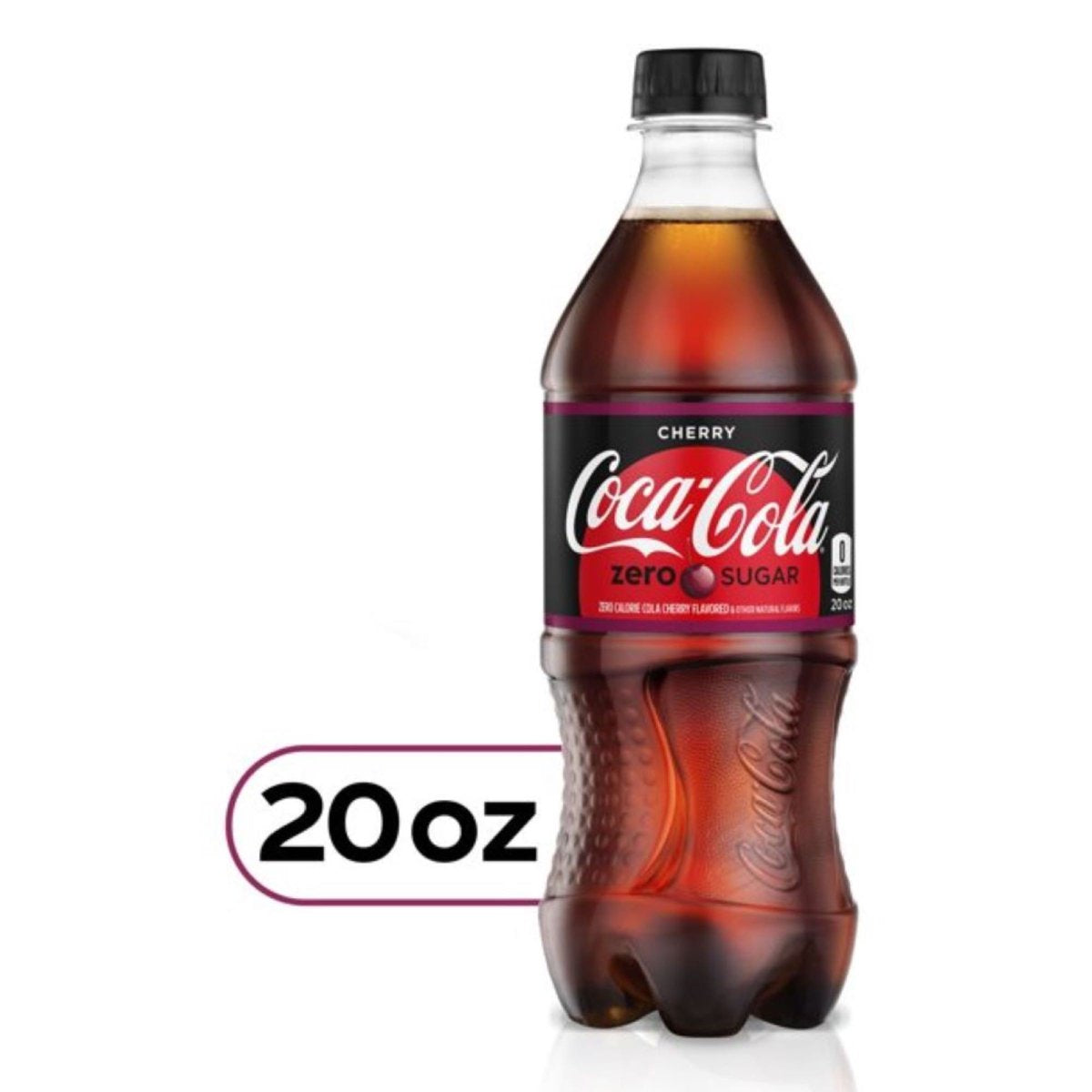 미국직구 Coke Zero Cherry 5.9L 10팩 / Coke Zero Cherry Flavor, 567g Bottle (Pack of 10, Total o 4