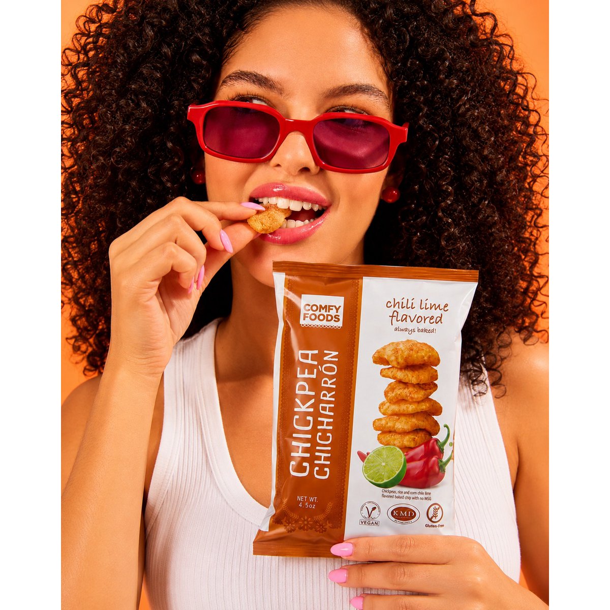 미국직구 Comfy Foods Chickpea 128g 3팩 / Comfy Foods Chickpea Chicharron Variety Pack, Baked Ch 2