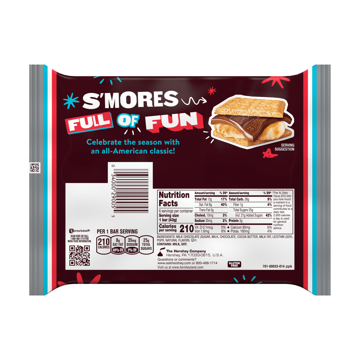 미국직구 Hershey's 초콜릿 44g / Hershey's Milk Chocolate Candy Bars, 44g (6 Count) 3