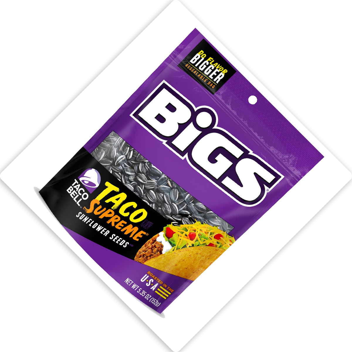 미국직구 3 Pack BIGS 152g 3팩 / 3 Pack | BIGS Taco Sunflower Seeds, 12 Bags x 152g Each, with B 4