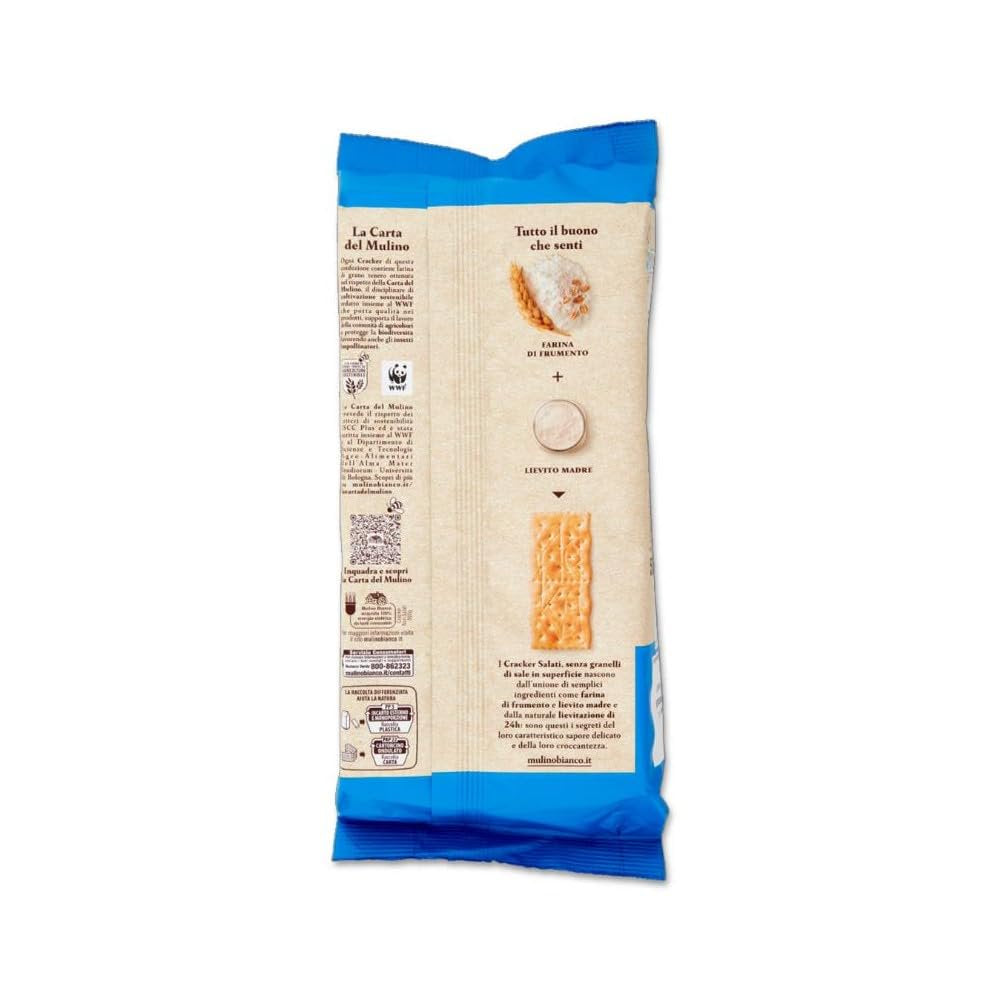 미국직구 3 Pack Mulino 과자 6g 3팩 / 3 Pack | Mulino Bianco Sfoglia Di Grano Non Salted Crackers  4