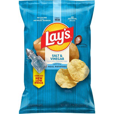 미국직구 Lay's Salt & 220g / Lay's Salt & Vinegar Flavored Potato Chips - 220g 2