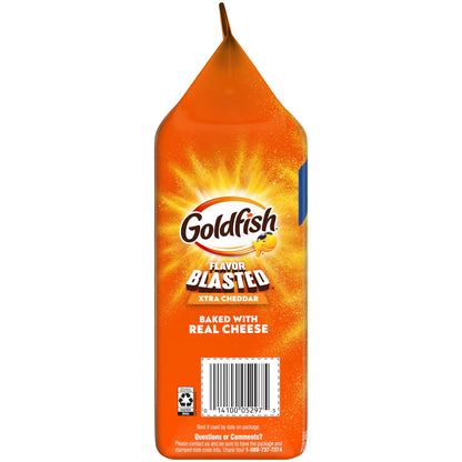 미국직구 골드피쉬 Flavor Blasted Xtra Cheddar Crackers, 10 oz Bag
