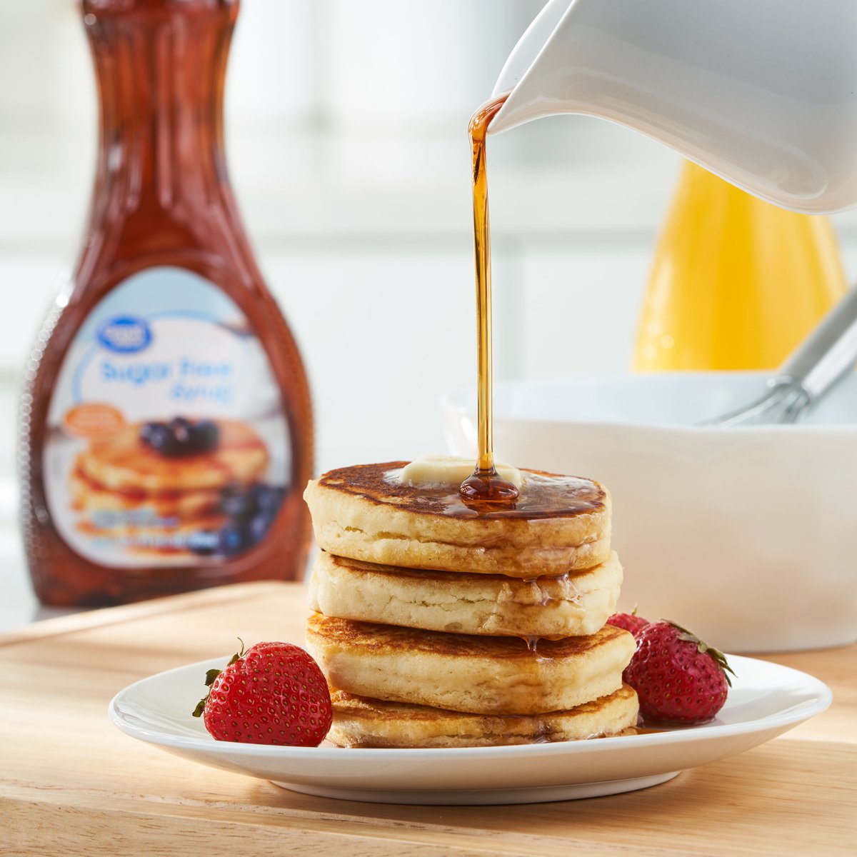 미국직구 Great Value Reduced 710ml 2팩 / Great Value Reduced Calorie Sugar Free Syrup, 710ml, 2 3