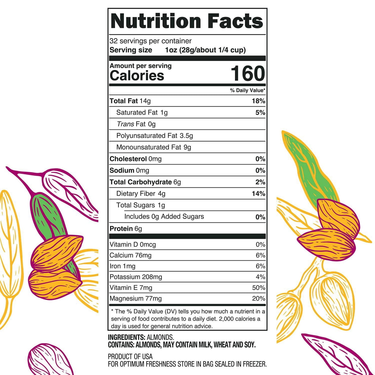 미국직구 멤버스마크 견과 1.4kg / Member's Mark Whole Natural Almonds, 1.4kg 2