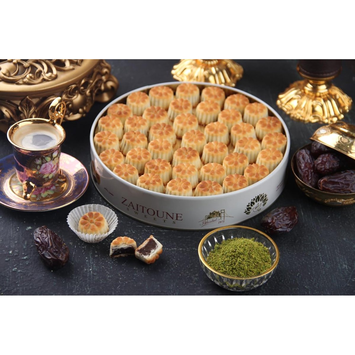미국직구 Zaitoune Maamoul Date 과자 500g / Zaitoune Maamoul Date Cookies, 500g 2