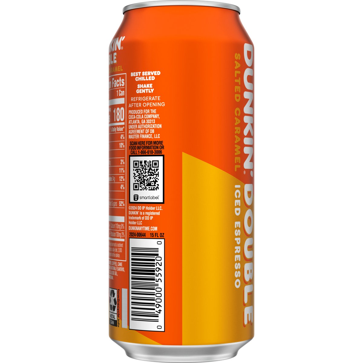 미국직구 Dunkin' Double Salted 444ml 2팩 / Dunkin' Double Salted Caramel Iced Espresso Single C 4