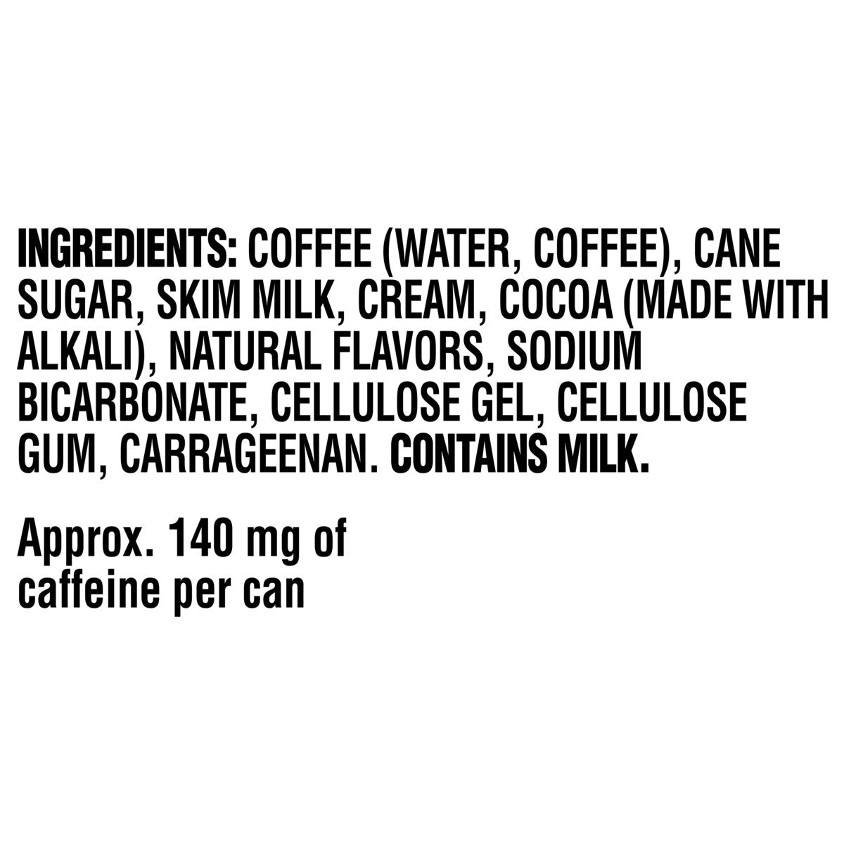 미국직구 Dunkin' Double Caf 444ml 2팩 / Dunkin' Double CafÃ© Mocha Iced Espresso Single Can, 44 3