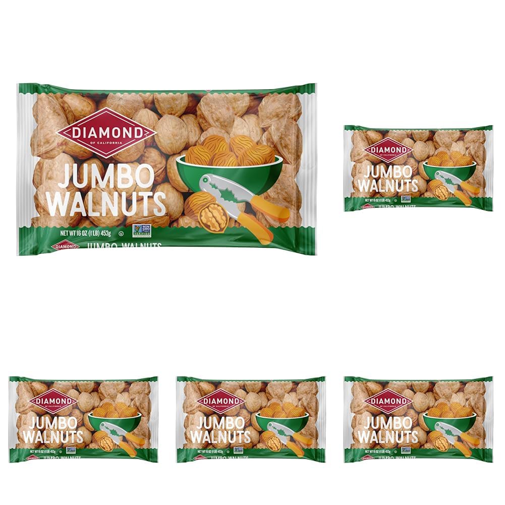미국직구 2 Pack Diamond 견과 454g 2팩 / 2 Pack | Diamond of California Jumbo California Walnuts,  5