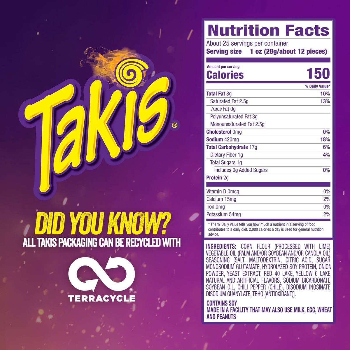 미국직구 Takis Fuego Rolled 700g / Takis Fuego Rolled Tortilla Chips, Party Size, 700g 2