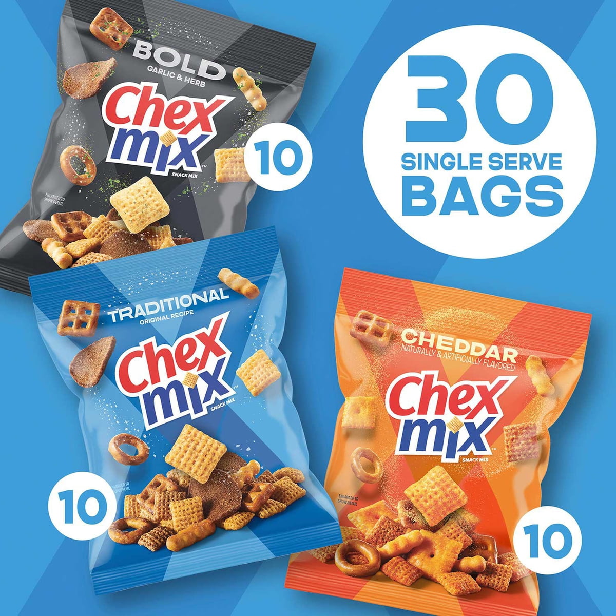 미국직구 Chex Mix Savory 50g / Chex Mix Savory Snack Mix Variety, 50g, 30 pk. 4