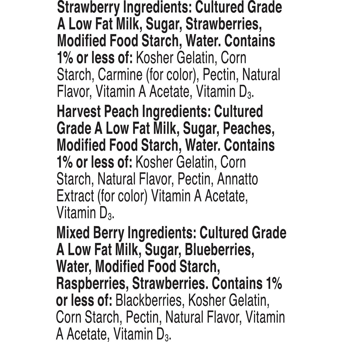미국직구 Yoplait 170g 18팩 / Yoplait Original Lowfat Yogurt Variety Pack, 170g, 18 ct. 3