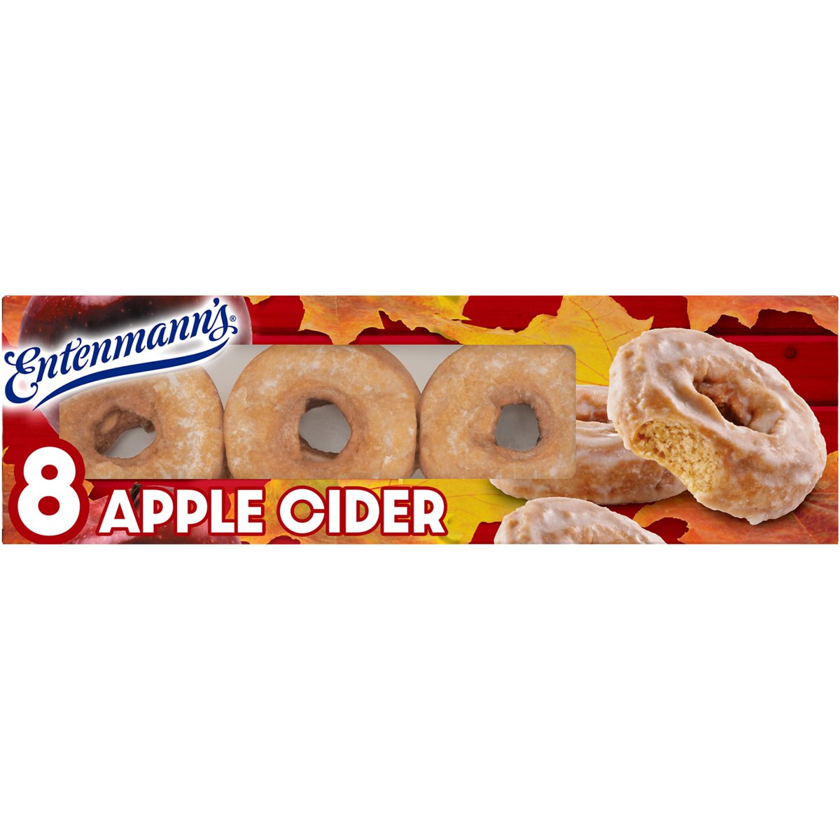 미국직구 Entenmann's 견과 411g / Entenmann's Classic Apple Cider Donuts, 8 count, Kosher Cake Donuts, 4 1