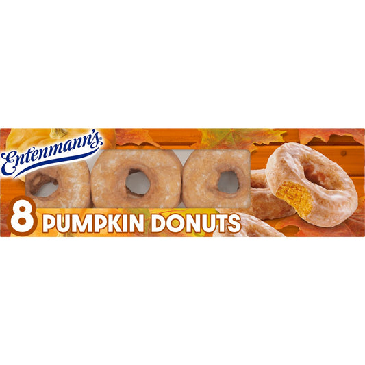 미국직구 Entenmann's 견과 411g / Entenmann's Classic Pumpkin Donuts, 8 count, Real Pumkin Glazed Donuts 1