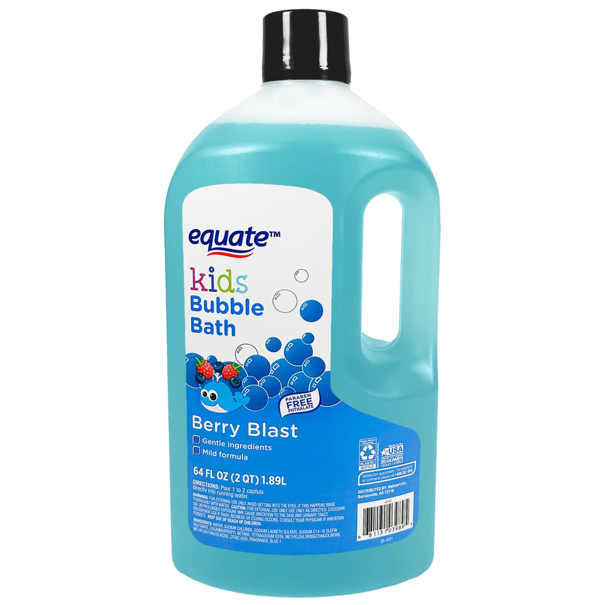 미국직구 Equate Kids Bubble 1.9L / Equate Kids Bubble Bath, Berry Blast, 1.9L 1