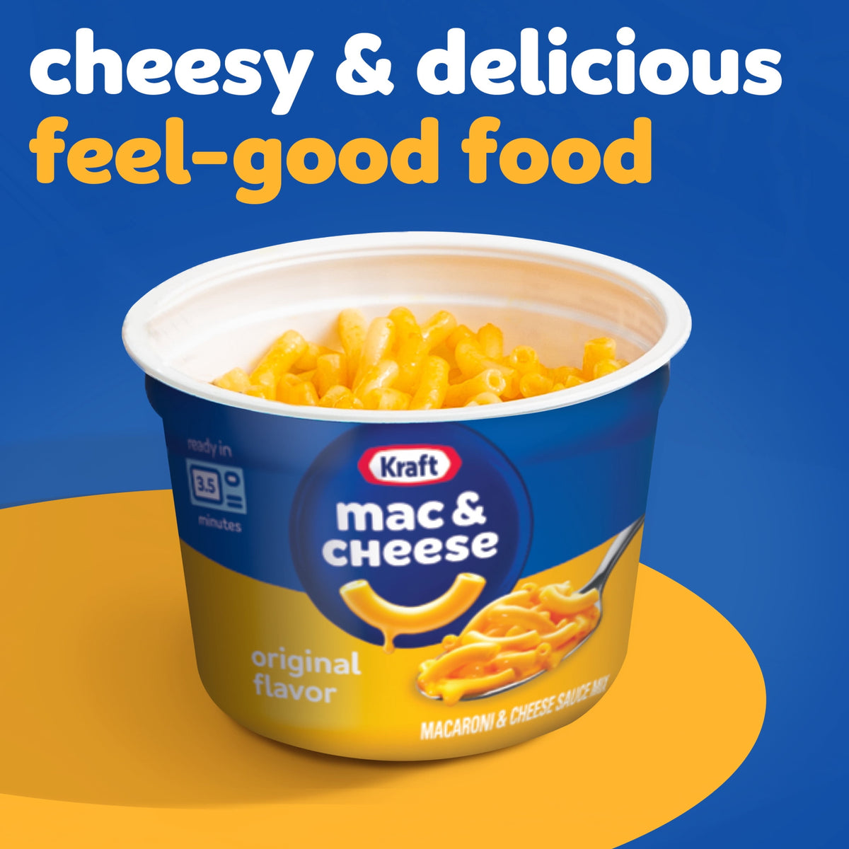 미국직구 크래프트 and Cheese, 4 Cups, for Easy Dinner or Dinner Sides, Original Flavor, No Artificial Flavors, Preservatives or Dyes, 2.05 oz