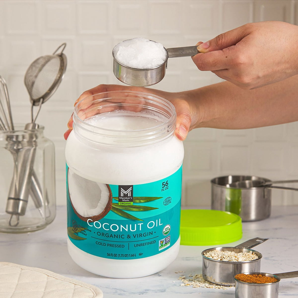 미국직구 멤버스마크 견과 1.6kg / Member's Mark Organic Virgin Coconut Oil, 1.6kg 5