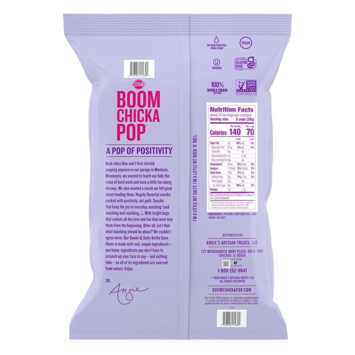 미국직구 Angie s BOOMCHICKAPOP 652g / Angie’s BOOMCHICKAPOP Sweet & Salty Kettle Corn, 652g 2