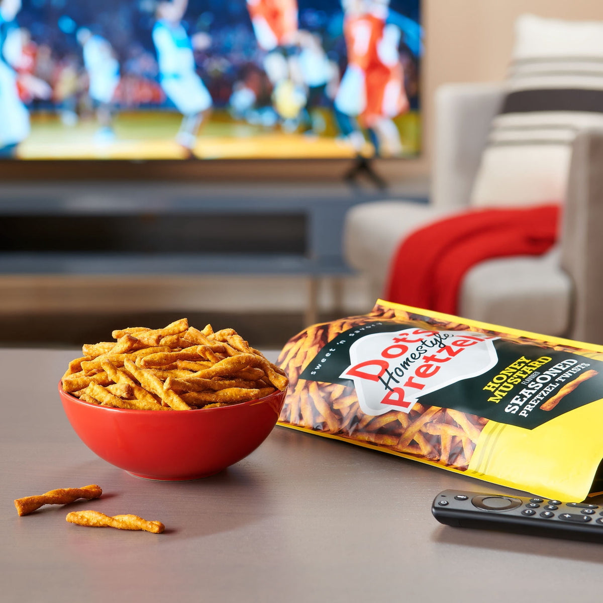 미국직구 닷츠 (10 pack)  Homestyle Pretzels Honey Mustard Flavored Seasoned Pretzel Twists Bag, 16 oz