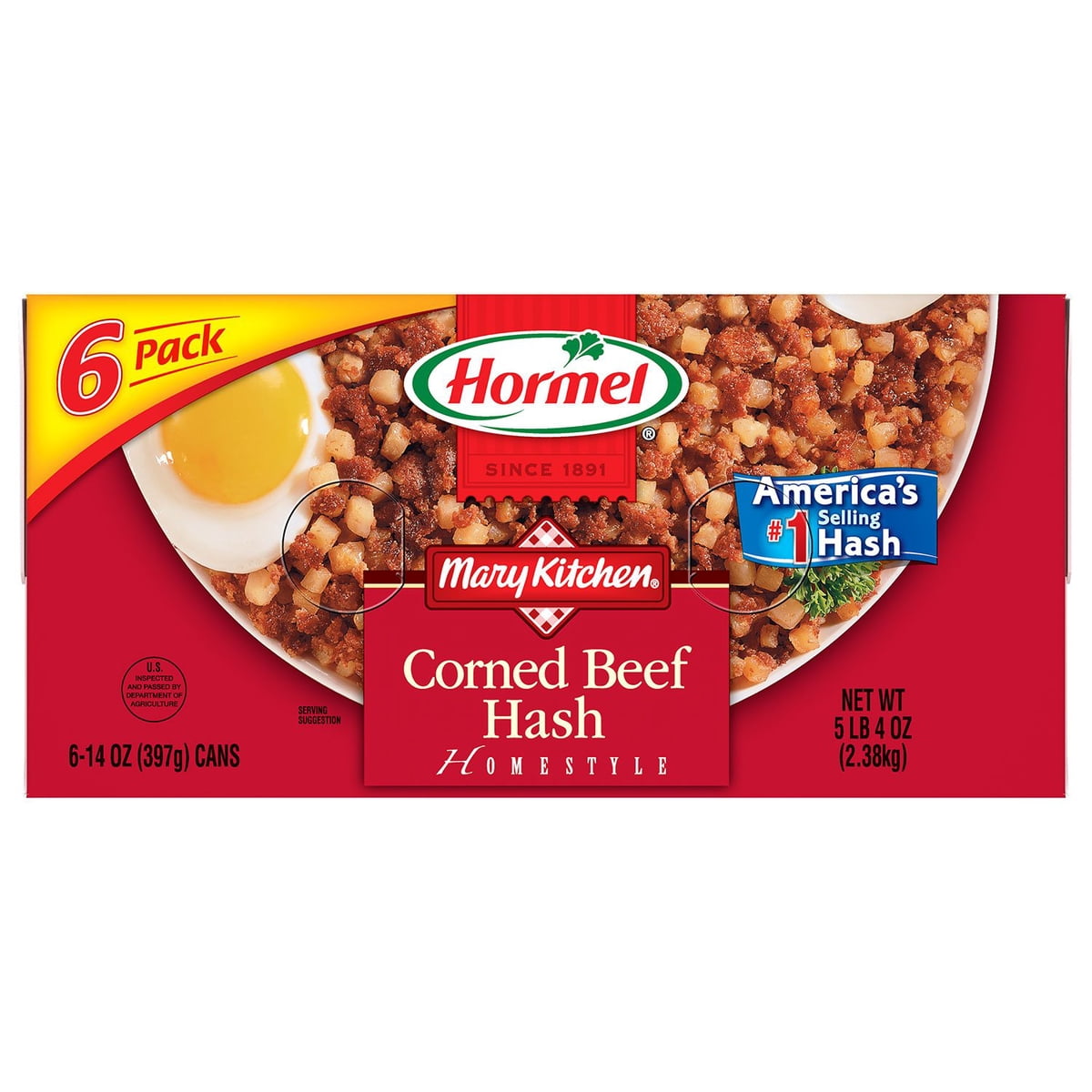 미국직구 Hormel Mary Kitchen 397g / Hormel Mary Kitchen Corned Beef Hash, 397g, 6 pk. 7