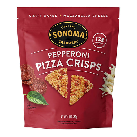 미국직구 Sonoma Creamery Pepperoni 148ml / Sonoma Creamery Pepperoni Pizza Cheese Crisps 9 148 1