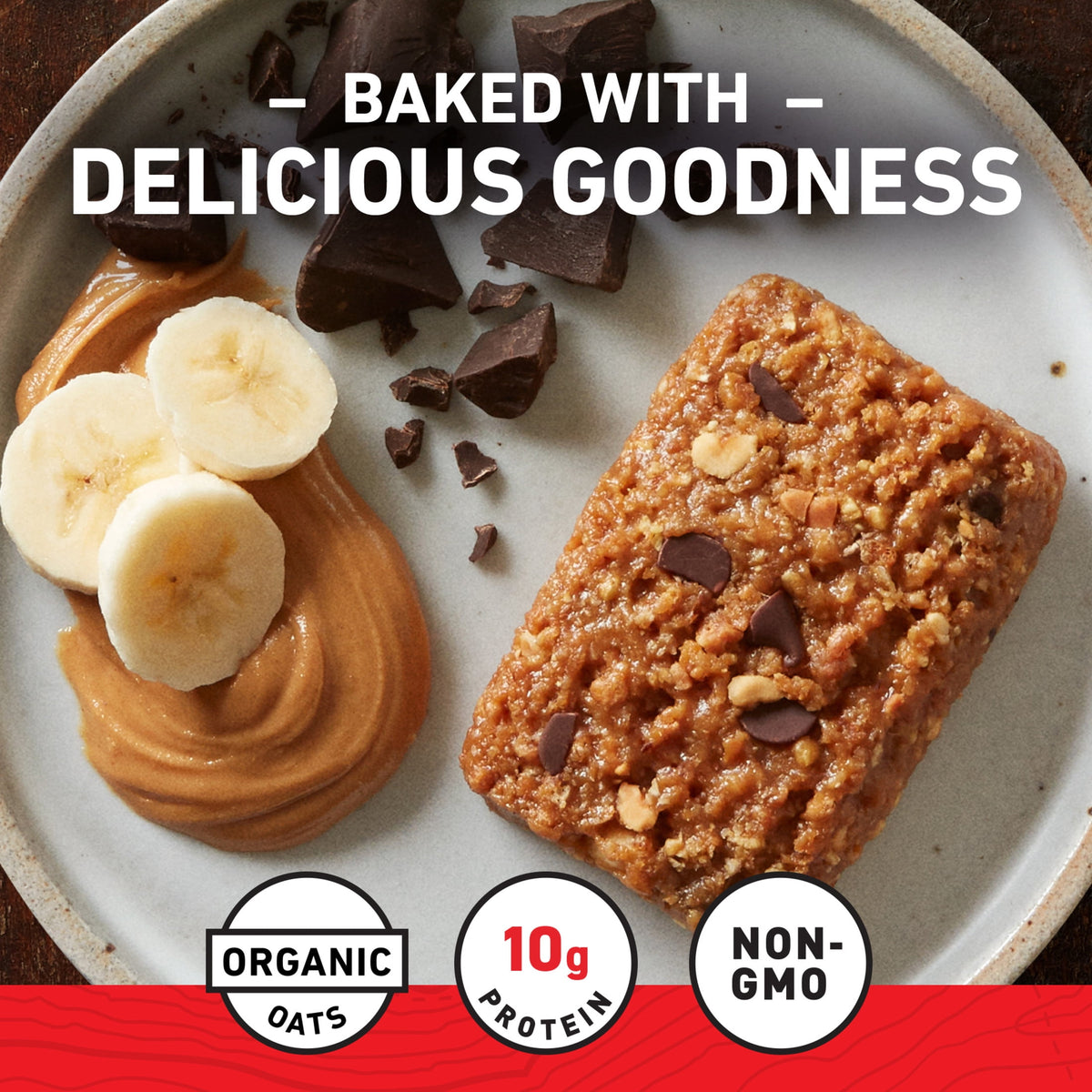 미국직구 클리프바 (4 pack)  BAR Energy Protein Bars, Peanut Butter Banana with Dark Chocolate, 10ct