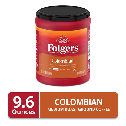 미국직구 폴저스 Colombian Ground Coffee, Medium Roast, 9.6 oz Canister 