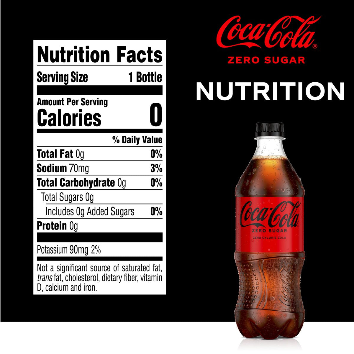 미국직구 Coca-Cola Zero Sugar 567g 2팩 / Coca-Cola Zero Sugar Coke - 567g- Pack of 2 2