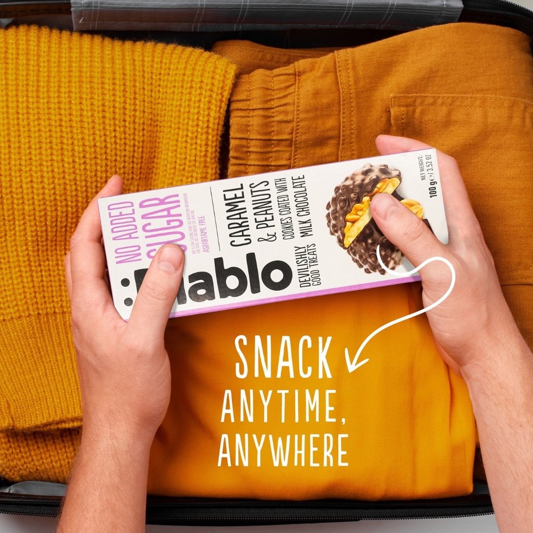 미국직구 Diablo Sugar Free 견과 100g / Diablo Sugar Free Caramel Peanut Biscuit Cookies No Sugar 5