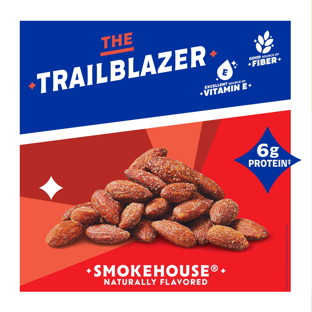 미국직구 블루다이아몬드 (6 pack)  Almonds, Smokehouse Flavored Snack Nuts Perfect for Snacking, 14oz Resealable Bag
