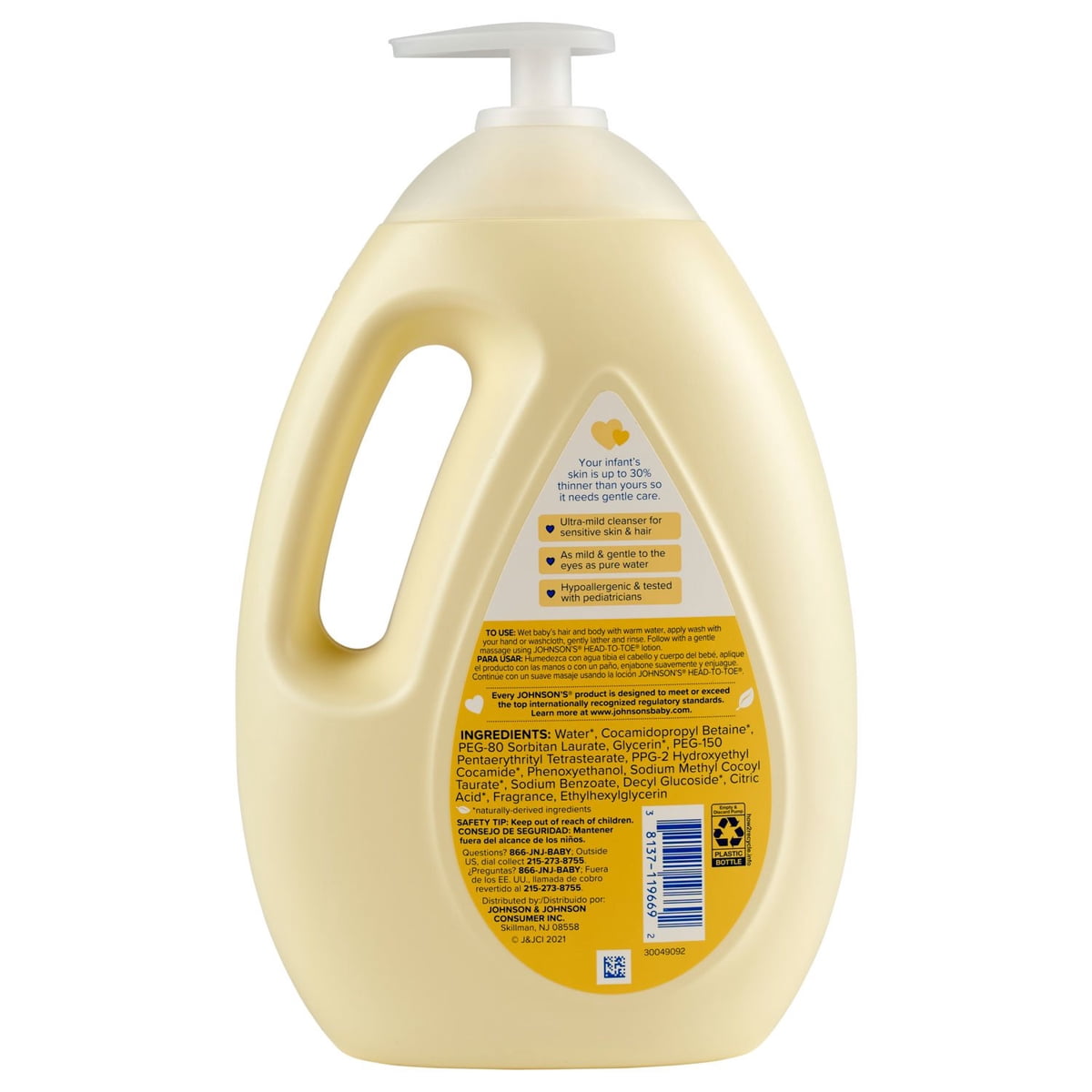 미국직구 Johnson's Head-To-Toe Wash 샴푸 1.0L / Johnson's Head-To-Toe Wash & Shampoo, 1.0L 5