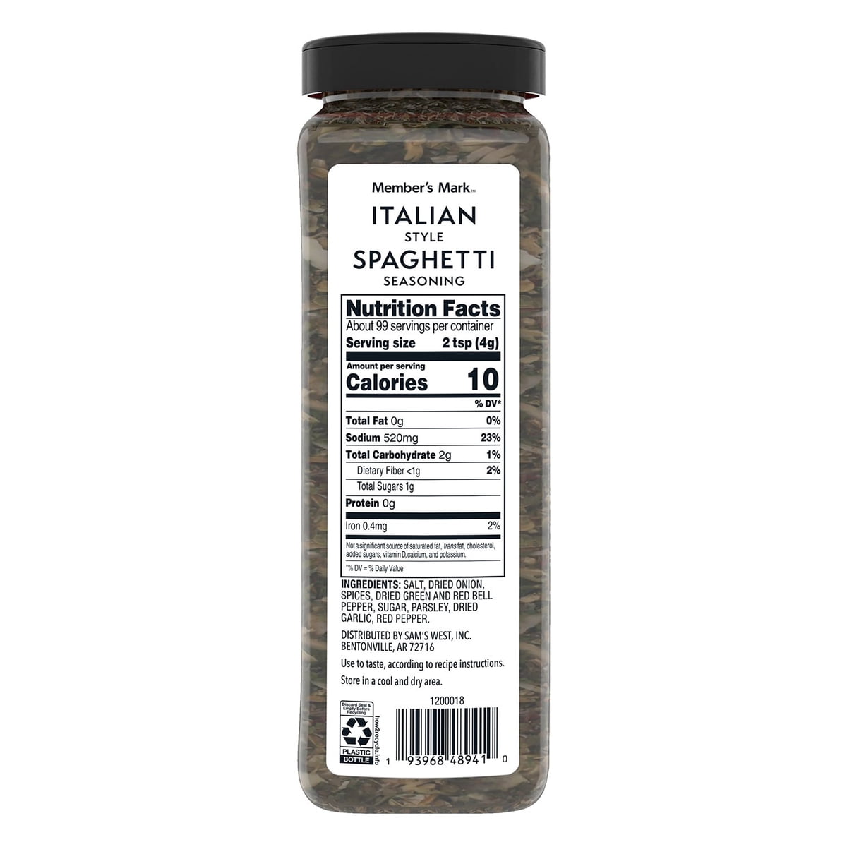 미국직구 Member s Mark 397g / Member’s Mark Italian Spaghetti Seasoning, 397g 6