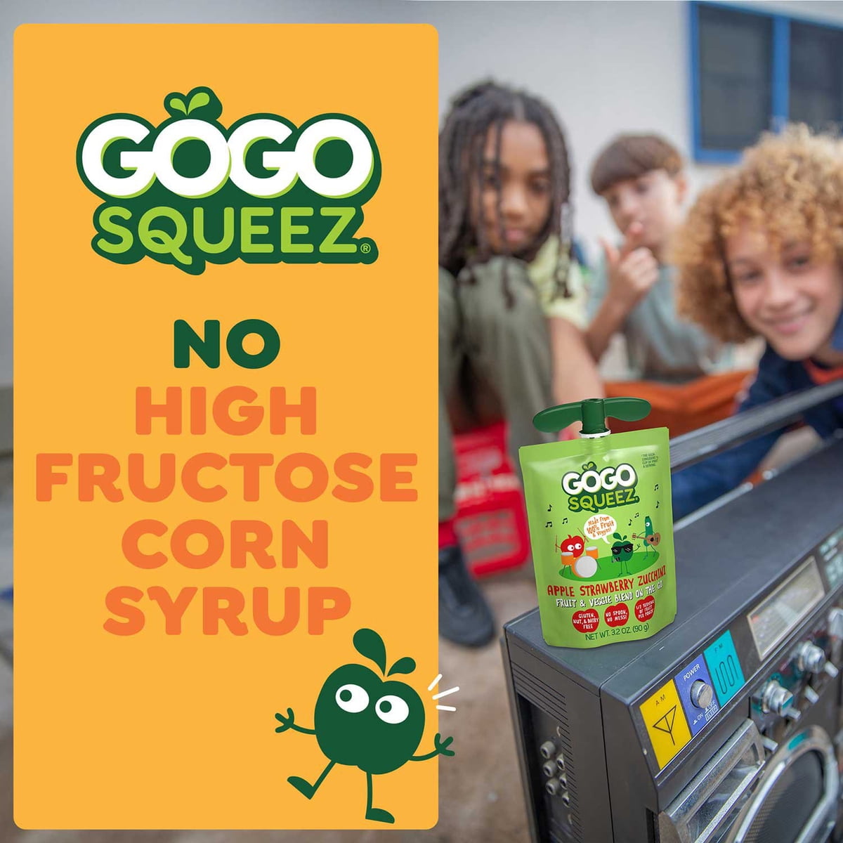 미국직구 GoGo SqueeZ Fruit 91g / GoGo SqueeZ Fruit & Veggiez No Sugar Added Applesauce Variety 6
