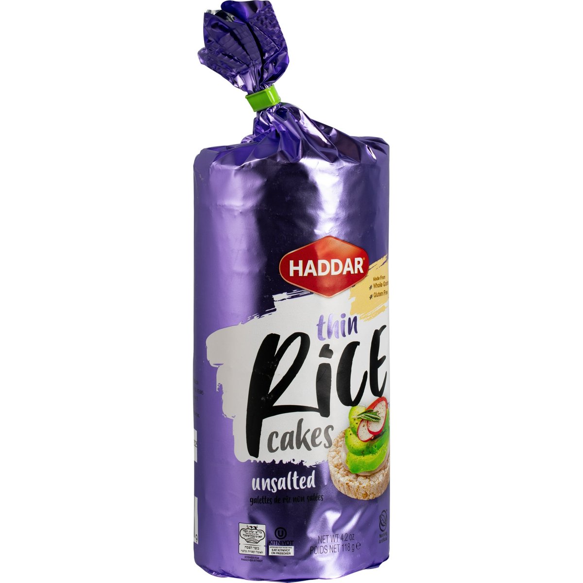 미국직구 119g 24팩 / (Pack of 24) Haddar Rice Multigrain Unsalted Cakes 119g 2