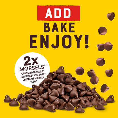 미국직구 톨하우스 Nestle  Semi Sweet Chocolate Regular Baking Chips, Morsels for Baking, 24 oz Bag