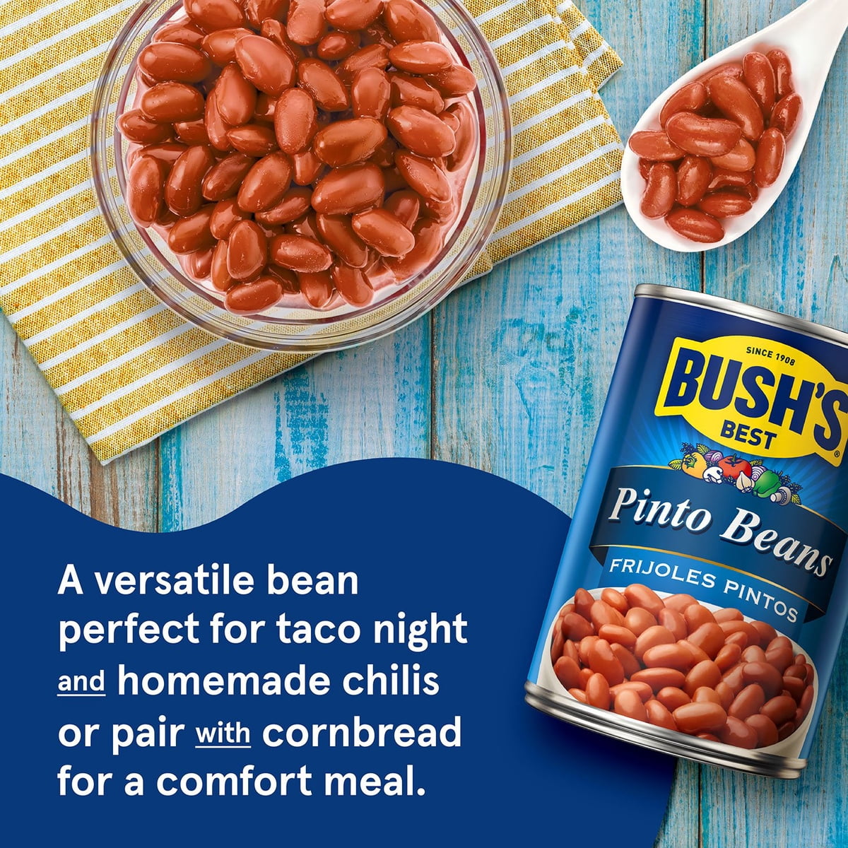 미국직구 Bush's Pinto Beans 454g / Bush's Pinto Beans 454g, 6 pk. 4