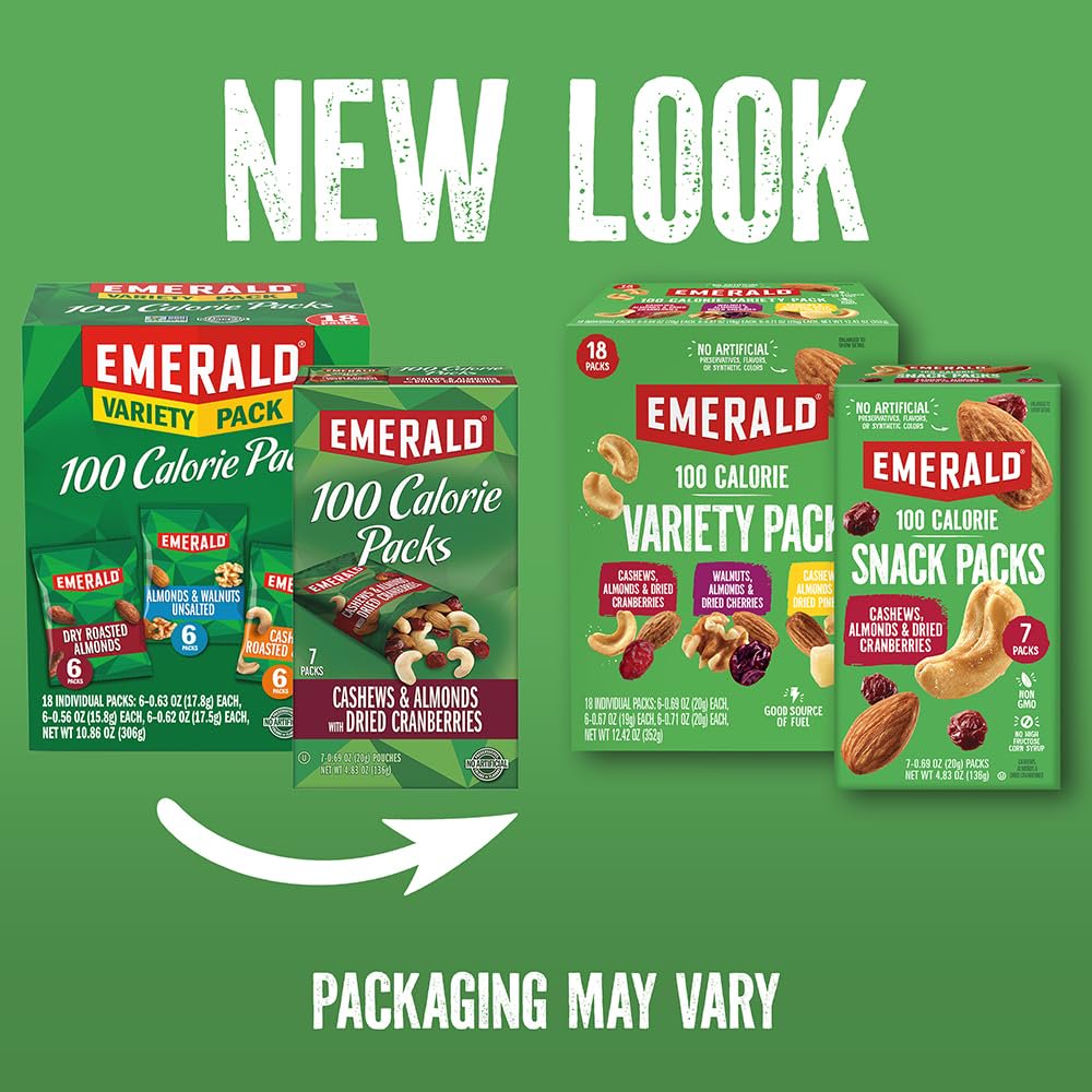 미국직구 Emerald Mixed 견과 57g 18팩 / Emerald Mixed Nut Variety: Dry Roasted Almonds, Almond-Wal 3